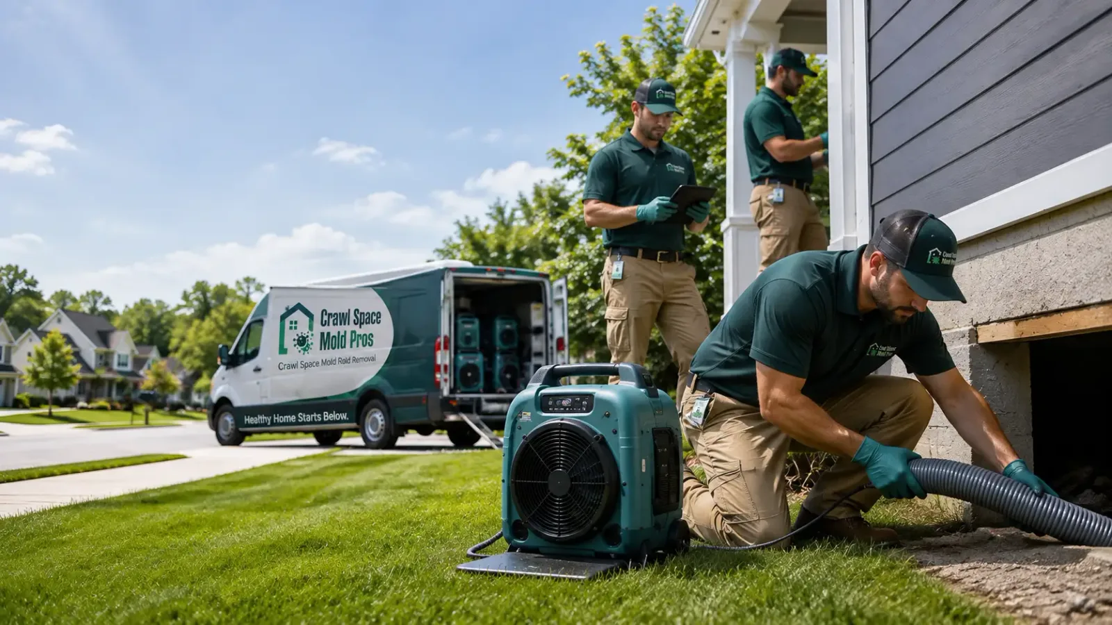 Crawl Space Mold Removal in Weston, PA